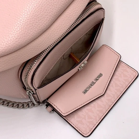 MICHAEL KORS 
Maisie Large Pebbled Leather 2-in-1 Waistpack Fannypack Crossbody - Picture 6 of 16